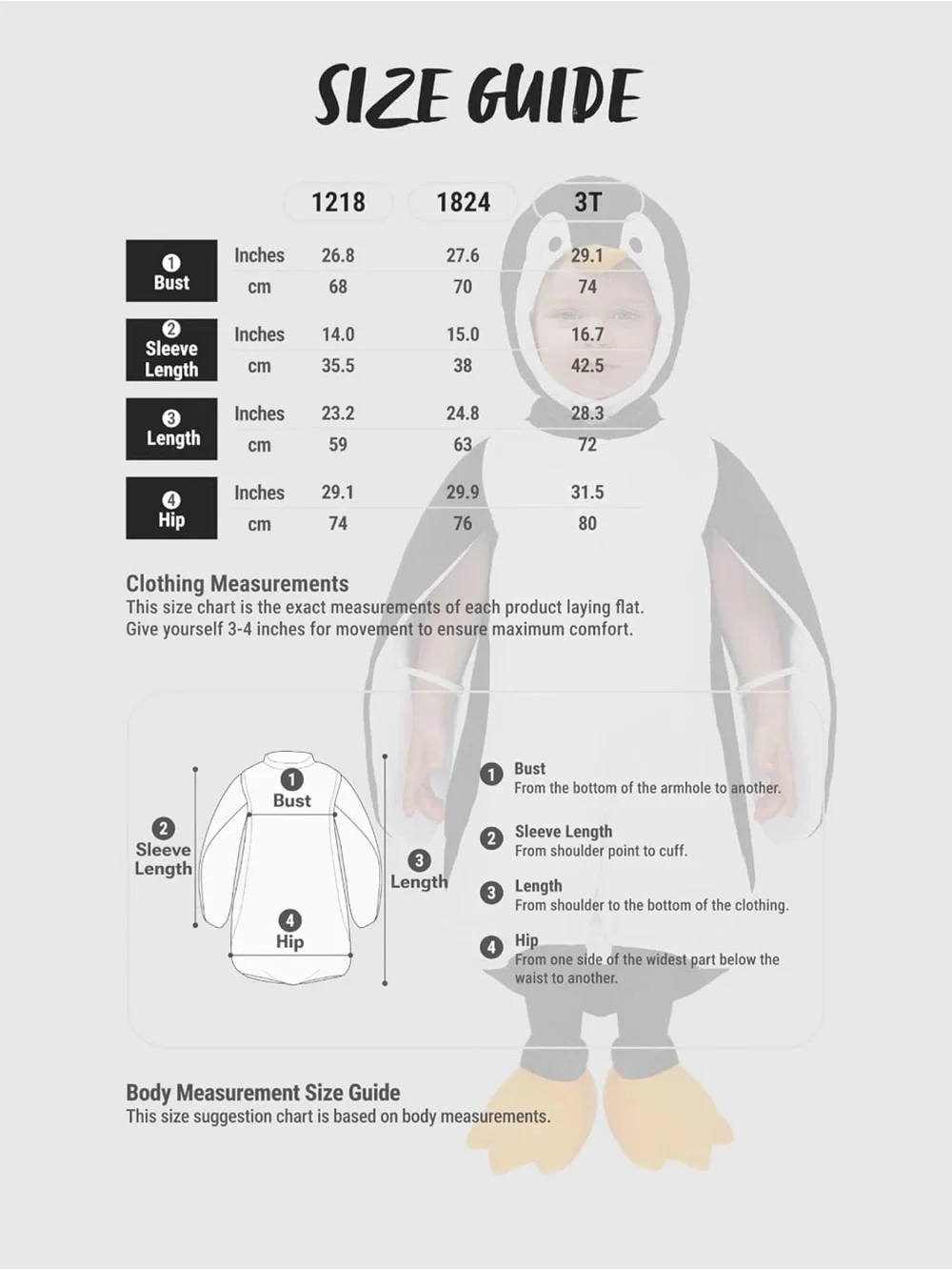 NWT 18-24 Months Penguin Halloween Costume Spooktacular Creations Brand
